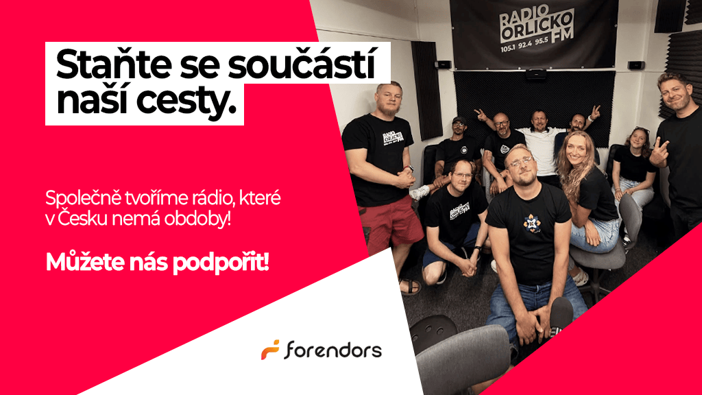 Podpořte nás na forendors.cz/radioorlicko